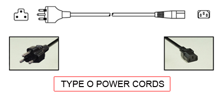 TYPE O Power cords are used in the following Country:
<br>
Primary Country known for using TYPE O power cords is Thailand.


<br><font color="yellow">*</font> Additional Type O Electrical Devices:


<br><font color="yellow">*</font> <a href="https://internationalconfig.com/icc6.asp?item=TYPE-O-PLUGS" style="text-decoration: none">Type O Plugs</a> 

<br><font color="yellow">*</font> <a href="https://internationalconfig.com/icc6.asp?item=TYPE-O-CONNECTORS" style="text-decoration: none">Type O Connectors</a> 

<br><font color="yellow">*</font> <a href="https://internationalconfig.com/icc6.asp?item=TYPE-O-OUTLETS" style="text-decoration: none">Type O Outlets</a> 

<br><font color="yellow">*</font> <a href="https://internationalconfig.com/icc6.asp?item=TYPE-O-POWER-STRIPS" style="text-decoration: none">Type O Power Strips</a>

<br><font color="yellow">*</font> <a href="https://internationalconfig.com/icc6.asp?item=TYPE-O-ADAPTERS" style="text-decoration: none">Type O Adapters</a>

<br><font color="yellow">*</font> <a href="https://internationalconfig.com/worldwide-electrical-devices-selector-and-electrical-configuration-chart.asp" style="text-decoration: none">Worldwide Selector. View all Countries by TYPE.</a>

<br>View examples of TYPE O power cords below.